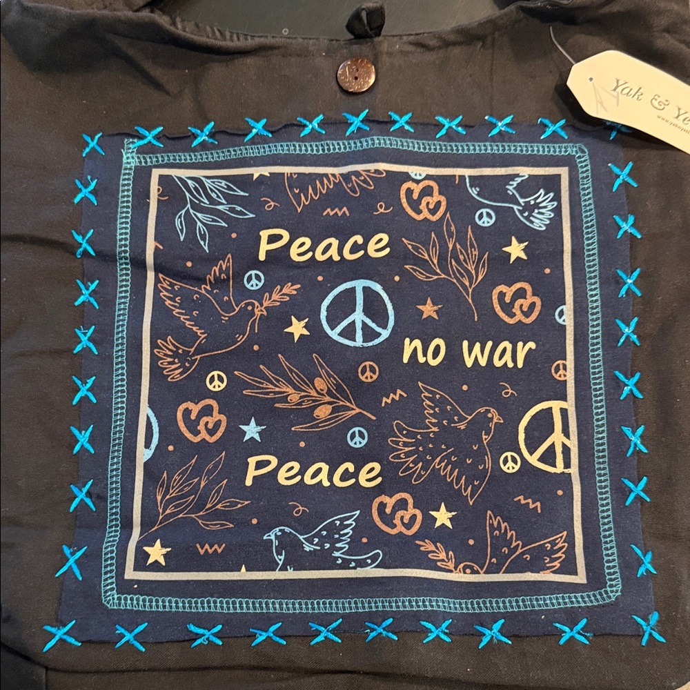 YAK & YETI COTTON CROSSBODY HANDMADE IN NEPAL